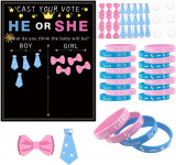 Party Gender Reveal Pachet Accesorii petrecere