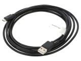 Cablu USB 2.0 A la micro B aurit 3m negru