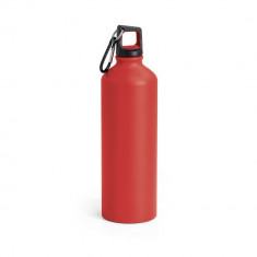 Sticla sport 750 ml cu carabina, Everestus, SB28, aluminiu, rosu, saculet de calatorie inclus foto