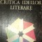 CRITICA IDEILOR LITERARE- ADRIAN MARINO