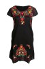 Rochie traditionala dama, R 7073 N, marime S, negru