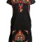 Rochie traditionala dama, R 7073 N, marime S, negru