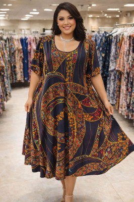 Rochie Maxi din Vascoza cod 0067Marimea foto