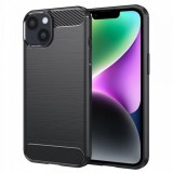 Husa pentru Apple iPhone 14, Techsuit, Carbon, Neagra