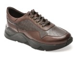 Pantofi sport BITE THE BULLET maro, 1146, din piele naturala