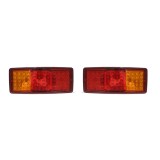 Set lampi stop spate LED 24V pentru camion/remorca 345x145x25mm