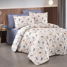 Lenjerie de pat ranforce Clasy king size (RNF_43)