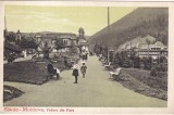Slanic-Moldova. Vedere din Parc (necirculata, circa 1910)