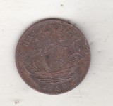 bnk mnd Marea Britanie Anglia 1/2 penny 1960 , corabie