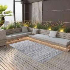 vidaXL Covor de exterior, ARAKIL gri, 160x230 cm, PP