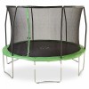 Trambulina Familie 366 cm, Plasa Protectie, 150 kg, Blooma, Negru/Verde