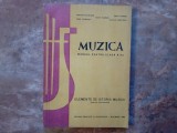 MUZICA , MANUAL PENTRU CLASA A - X-A , ELEMENTE DE ISTORIA MUZICII de ADRIANA SACHELARIE ...NICOLAE PAROCESCU , 1966