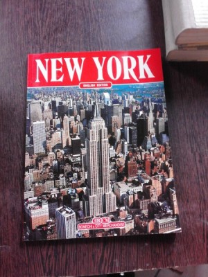 NEW YORK, CARTE DE CALATORIE, TEXT IN LIMBA ENGLEZA foto