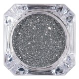 Cumpara ieftin Sclipici Glitter Unghii Pulbere LUXORISE, Silver Waterfall, LUXORISE Nail Art