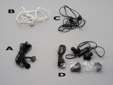 Casti in ear Bluetooth + accesorii, casti cu fir si microfon