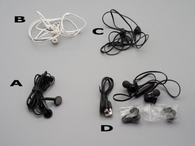 Casti in ear Bluetooth + accesorii, casti cu fir si microfon foto