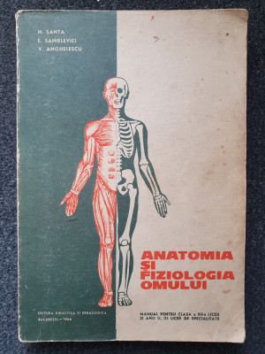 ANATOMIA SI FIZIOLOGIA OMULUI. Manual clasa a XII-a - Santa foto