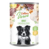 Calibra Dog Verve GF Adult, Conserva cu Pui și Rata, 400g