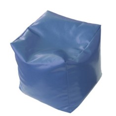 BEAN BAG CUBIC IMITATIE PIELE - DIVERSE CULORI - Cognac 8070