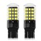 Set 2 becuri auto led T20, 54 LED, compatibile Duster, Logan 2, Sandero 2, lumina alb-rece, 6500k, BZRSH