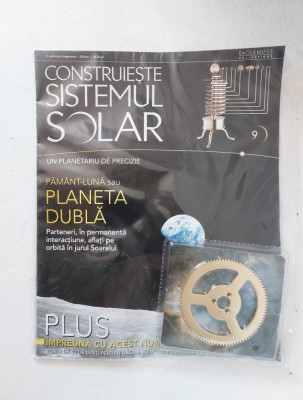 Revista Construieste sistemul solar, numarul 9, nedesfacut / sigilat, astronomie planetariu foto