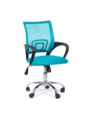 Scaun birou copii ergonomic OFF 619, mesh, baza cromata, inaltime reglabila, 80 kg