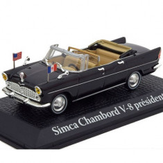 Macheta auto Simca Chambord V-8 AB-P *President Kennedy* 1961, 1:43 Norev