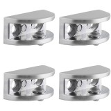 Cumpara ieftin Suport oval, pentru polita geam, crom, 40 mm, 4 buc / set