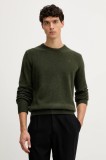 Hackett London pulover de l&acirc;nă culoarea verde, HM7000075