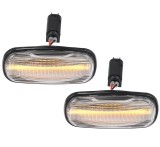 Lampa semnalizare laterala Land Rover Defender 90/110 (Ld), Discovery (Lj/Lt), Freelander (Ln), montare Fata, Stanga+Dreapta, indicator dinamic; LED;