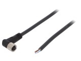 Cablu Conectare M8 4PIN Unghi 10m 30VAC 4A PUR
