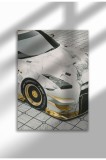 Poster p&acirc;nză ne&icirc;nrămat cu supermașină - Imprimare digitală - GT-R GT3 01 | A3 (29.7 x 42 cm)