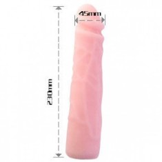 BAILE - REALISTIC SKIN TOUCH SILICONE DILDO 23 CM foto