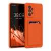 Husa Kwmobile pentru Samsung Galaxy A53 5G, Portocaliu, Silicon, KWM000015RR007C, Carcasa