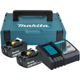 Makita 197952-5 - Set 2 acumulatori si incarcator Li-Ion 18 V 3 Ah valiza speciala