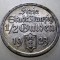 F.039 DANZIG 1/2 GULDEN 1923 ARGINT