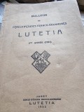 Bulletin du Cercle d&#039;etudes Franco-Roumaines Lutetia I-ere Annee 1921