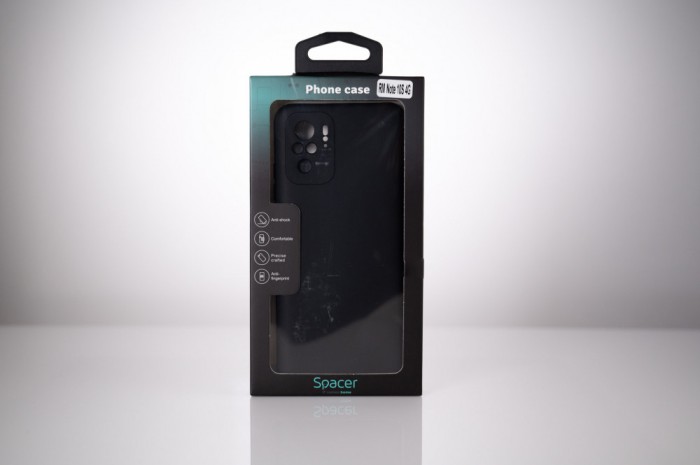 Husa Xiaomi Redmi Note 10 S Spacer, negru, grosime 1.5mm, material flexibil TPU &quot;SPPC-XI-RM-N10S-TPU&quot;