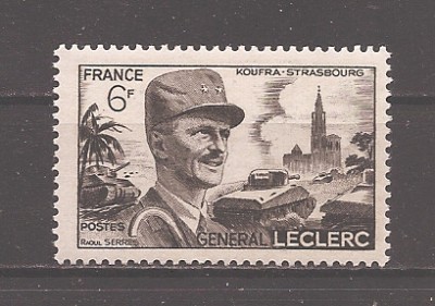 Franta 1948 - Generalul Leclerc, MNH foto