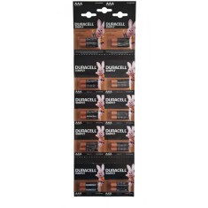 Set 20 baterii AAA, LR03, Alkaline, 1.5V, Duracell