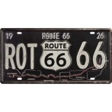 Decoratiune metalica pentru perete Route 66 NV-6