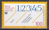 Germania 1993 - 100 ani - Introducerea numerelor de cod postal, MNH, Nestampilat
