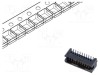 Conector SAMTEC şiruri pini tată 20 PIN 1,27mm aurit SMT