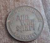 M3C1 104 - Jeton de colectie - foarte vechi - 40 JAHRE WELTSPARKTAG