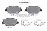 Set placute frana TEXTAR 2213901