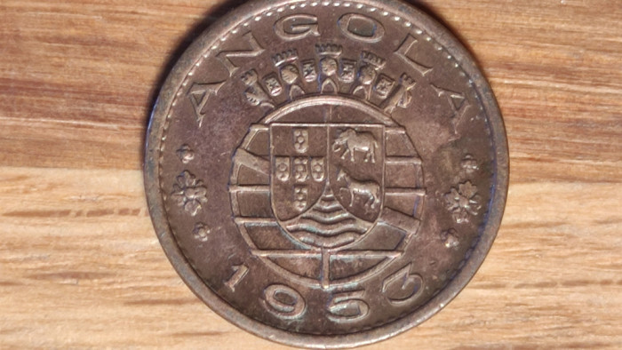 Angola -moneda de colectie- 50 centavos 1953 XF+ superba! - detalii perfecte