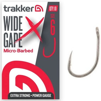 Carlige Trakker Wide Gape XS Hooks Micro Barbed, Nr.6, 10buc/pac foto