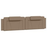 Cumpara ieftin Perna pentru tablie pat, Viana, cappuccino, 200 cm, piele artificiala