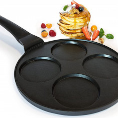 Tigaie non-stick 26cm pentru clatite cu 4 parti Handy KitchenServ