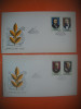 HOPCT PLIC FDC 2746 SET 2 PLICURI ANIVERSARI 1973 -ROMANIA, Europa